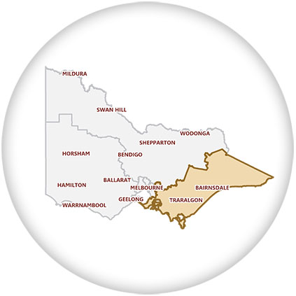 east victoria map